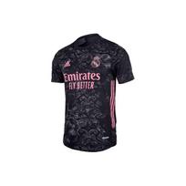 adidas Real Madrid Trečias Autentiškas Marškinėliai 20/21 Džersis Juodas Moteriški Gatvės Stiliaus GE0932 M