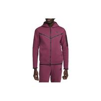 Nike Sportswear Tech Fleece su užtrauktuku gobtuvas Rosewood/Juoda Vyriškas Streetwear CU4489-653 XXXXL