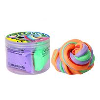DIY 4 Pack Fluffy Floam Slime Scented Stress Relief Toy for Kids 4