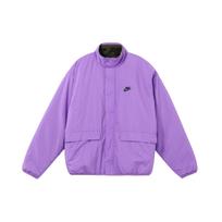Nike Stovimos apykaklės Dvipusė Ilgomis Rankovėmis Vilnos Striukė Vyriška Striukė Vynuogių Violetinė Juoda DQ4885-542 S pink