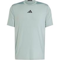 Adidas Sukurta-Intensyvioms-Treniruotėms Logotipas Fitnesas Drėgmę-Sugerianti Apvali Kaklo Trumpomis Rankovėmis Dopamino Marškinėliai Vyriški Viršutiniai Drabužiai Sidabrinė Žalia JI8187 S