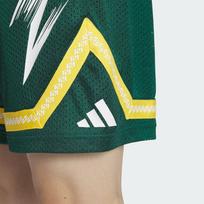Adidas Spalvoti Blokai Logotipas Tinklelis Raištelis Krepšinio Šortai Vyriškos Kelnės Miško Žalios JC6792 L
