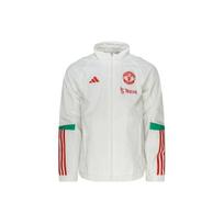 Adidas Manchester United Tiro 23 Presentation striukė su aukšta apykakle ir užtrauktuku, balta IA8485 S
