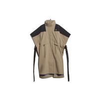 Adidas Originals X Hyke Bendradarbiavimo Kalnų Pončas Ilgas Sportinis Striukė Moteriška Striukė Geltonai Ruda GP3034 S