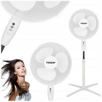 Laisvai pastatomas ventiliatorius Kaspar KAS25003, 40 W, 40 cm, 3 greičiai, su osciliacija, baltas
