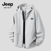 JEEP SPIRIT Men's Outdoor Windbreaker Jacket M