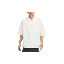 Nike Oversize Logo Mygtukais trumpomis rankovėmis marškiniai vyriški viršutiniai drabužiai Sail-White FN3250-133 XL