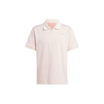 Adidas Originals dryžuoti siuvinėto logotipo polo marškinėliai vyrams Viršutiniai drabužiai Šviesiai rožiniai IU0209 XXL