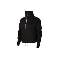 Nike Pro Treningo Fitneso Hoodis Moteriški Viršutiniai Drabužiai Juodas DC1081-010 XS