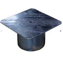 "ISOPROTEC" įmautės Ø 136mm cink. dangtelis1152349