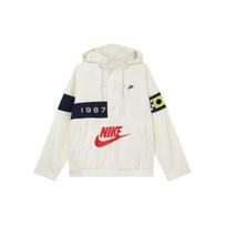 Nike logotipas Spausdinimas Viengubas Užtraukiamas su gobtuvu Striukė Vyriška Viršutinė apranga Balta DA0367-133 L