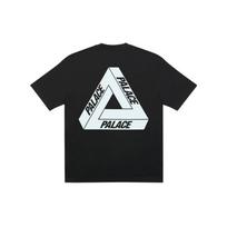 „Palace Tri-To-Help“ marškinėliai, juodi/mėlyni, unisex palaidinės P18TS229 M white