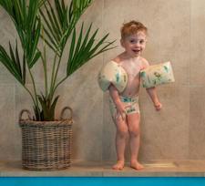 Filibabba Alfie First Swim rankovės plaukimui vaikams – vėžliukai, smėlio spalvos