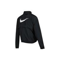 Nike Dri-FIT Swoosh Run Reflective Logo Print Packable Stand Collar Jacket Women Jacket Black DD4926-010 M