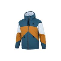 Adidas Spalvų Blokų Derinimo Šilta Medvilninė Striukė Vyriška Viršutinė Apranga Karinio Mėlynumo GT7396 M