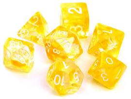 Kauliukai Rebel RPG Dice Set, Geltona
