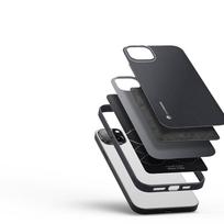 Dux Ducis Fino dėklas aptrauktas nailonu iPhone 14 Plus juodas