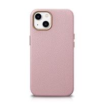 iCarer Litchi Premium Oda Atveju iPhone 14 Plus Magnetinis Oda Atveju su MagSafe Rožinė (WMI14220711-PK)