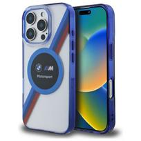 BMW BMHMP16X23HTPUT iPhone 16 Pro Max 6.9" skaidrus kietas dėklas Motosport IML Circle MagSafe