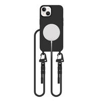 Tech-Protect MagNecklace MagSafe iPhone 13 dėklas - Juodas