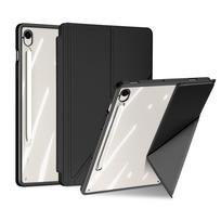 Dux Ducis Magi dėklas su pieštuko laikikliu Samsung Galaxy Tab S10 FE/S9/S9 FE - Juodas