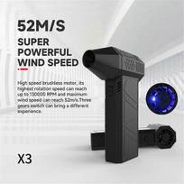 X3 Atnaujinkite Turbo Smurent Fan“ 130000 aps/min 50m/s Turbo Jet“ ventiliatoriaus kaupimas akumuliatoriuje