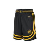 Nike NBA Golden State Warriors Swingman City Edition Dri-Fit Šortai Juodi/Ochros Spalvos Vyriški Streetwear DX8702-010 M