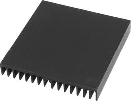 Aliuminio radiatoriaus aušintuvas 60x60x10mm juodas