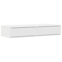 balta lovos dėžė 90x36,5x16,5 cm iš inžinerinės medienos