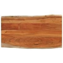 Stalviršis, 120x60x2,5cm, akacijos masyvas, su gyvu kraštu