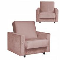 Alice atlošiamas fotelis su konteineriu "Family Furniture" alyvinės rožinės spalvos