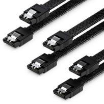 Deleycon Sata 3 Kabelių Rinkinys 3x30cm, 6Gb/s, L-jungtis