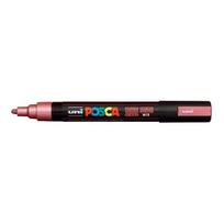 Žymeklis UNI Posca PC-5M Metallic, apvalus, 1.8 - 2.5 mm, raudonas
