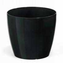 Plastikinio korpuso vazonas juodas 25 cm Magnolija