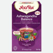 Prieskoninė vaisinė arbata Ashwagandha Balance, Yogi Tea, 17 pakelių