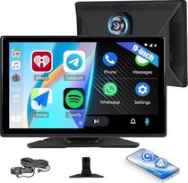 Belaidis "CarPlay" ir "Android Auto" Tragiškas autoradijas, 9 Zoll IPS Carplay ekranas, "Bluetooth-Freisprecheinrichtung", FM siųstuvas AUX/TF
