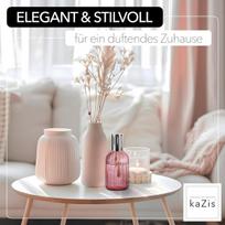 Kazis® I katalitinė kvapų lempa I stiklas I Xxl I 400 ml (rožinė)