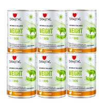 Disugual drėgnas šunų maistas Veterinary WEIGHT kalakutas (suaugusiems) 6x400g