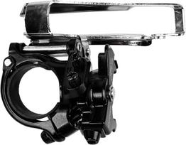 3 Greičių Dviračio Priekinis Pavarų Perjungiklis 31.8/34.9mm Aliuminio Lydinys