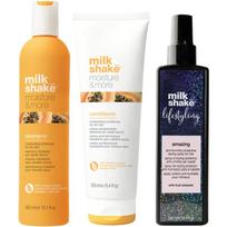 milk_shake® Three pack Amazing + Moisture & More rinkinys sausiems plaukams