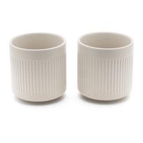 Baltos spalvos iš porceliano puodeliai 2 vnt. 300 ml Skagen – Bredemeijer