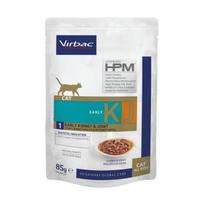 Virbac HPM KJ1 Early Kidney & Joint Cat drėgnas maistas katėms, skirtas inkstų funkcijų palaikymui sergant osteoartritu, 12x85 g - 12x0.085 kg