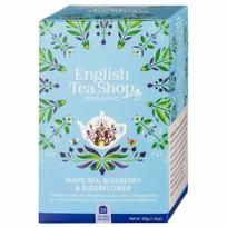 English Tea Shop baltoji arbata su laukinėmis alyvomis ir mėlynėmis – 20 maišelių