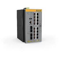 Allied Telesis L3 INDUST ETHERNET SWITCH 16X  POE+4X SFP AT-IE340-20GP-80