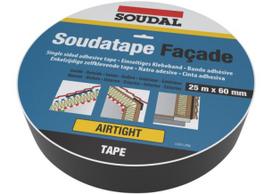 Juosta sandarinimui Soudal SOUDATAPE FACADE, 60mm x 25m, juoda