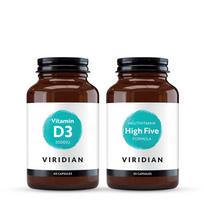 Viridian vitaminai JAM „Multivitaminai + vitaminas D“