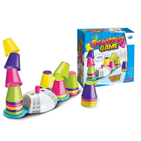 Stalo žaidimas su puodeliais "Stacking game"