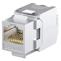 Modulinis lizdas RJ45 FTP Cat6 LK-KJ-157 (23–26 AWG, 150 MHz, 110/Krone, 568A/B)