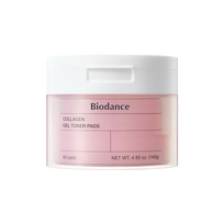 BIODANCE Collagen Gel Toner Pad stangrinamieji toniko padeliai su kolagenu, 60 vnt. + DOVANA 10 vnt.
