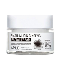 APLB Snail Mucin Ginseng Facial Cream veido kremas su sraigių mucinu, 55 ml